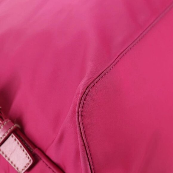 PRADA Backpack Nylon Pink Silver Auth 143599V - Picture 4 of 16